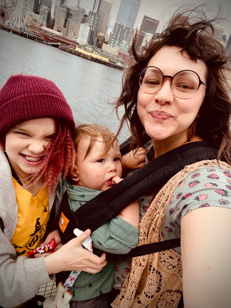 Stephanie Tell - Selfie with the Kids on the Ferry